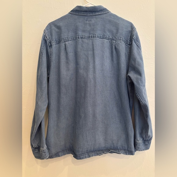 VINTAGE L.L.BEAN | denim button down shirt - Picture 8 of 8